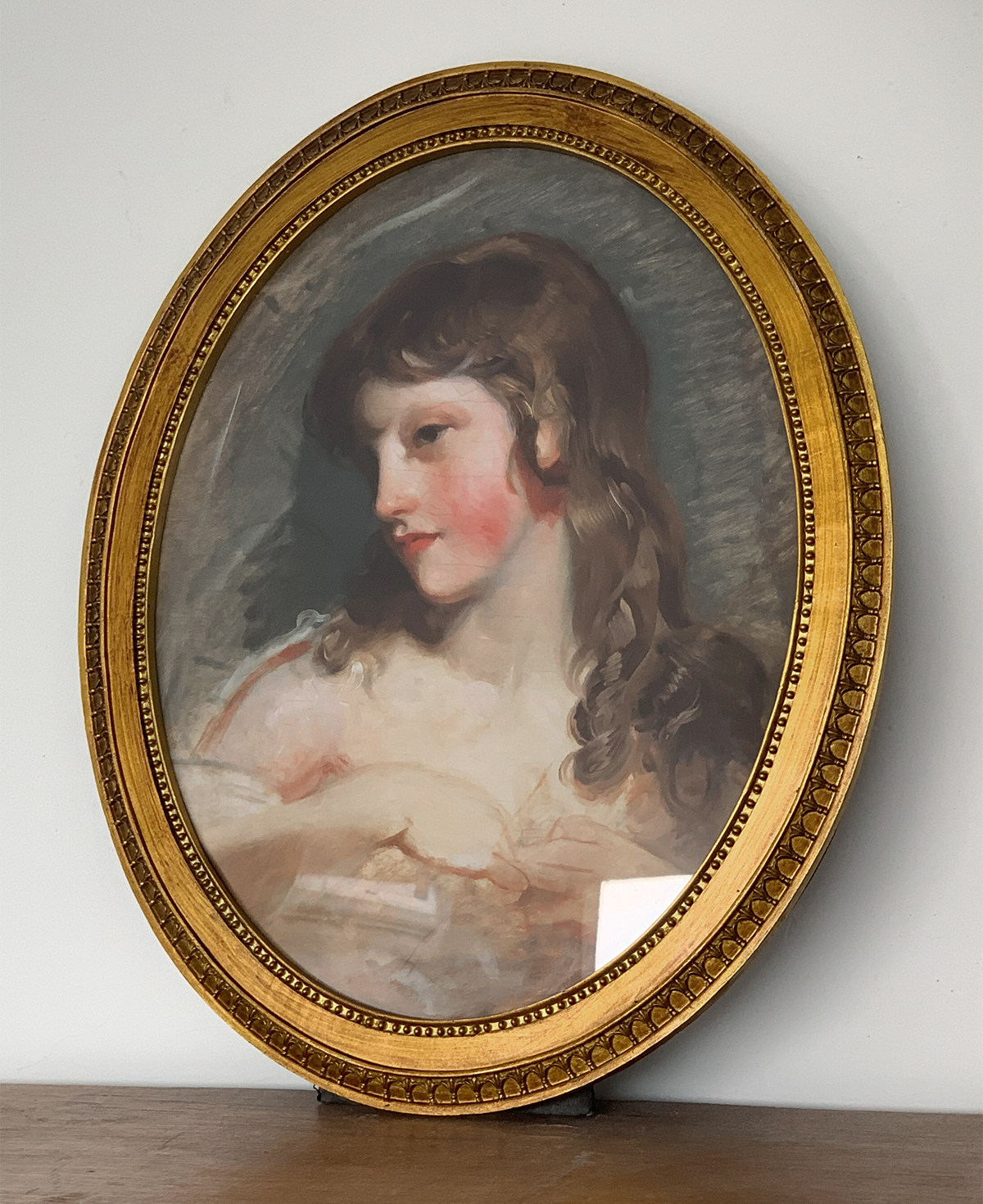 【独家】欧洲中古复古异形椭圆框