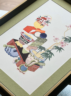 纸韵生春 · 蔚县剪纸清供图新中式客厅玄关书房卧室非遗装饰挂画