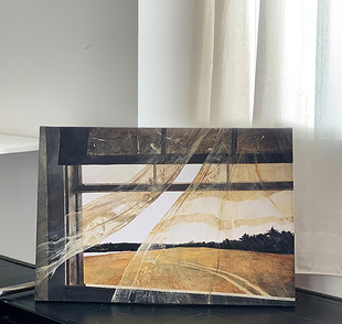 饰抽象艺术画 客厅餐厅沙发背景墙装 海风 安德鲁怀斯小众卧室挂画