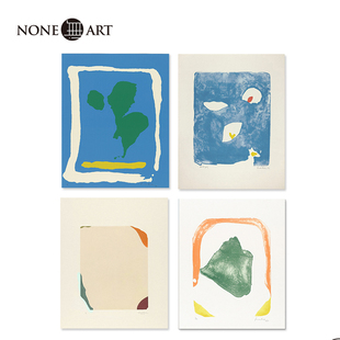 现代抽象玄关走廊客厅壁画卧室餐厅简约背景墙挂画工作室装 饰画