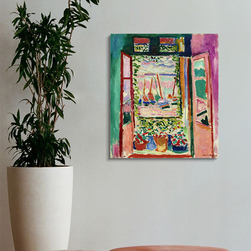 马蒂斯窗户抽象风装饰画店主推荐