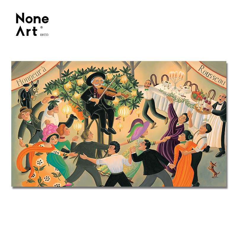 简美noneart复古北欧风装饰画