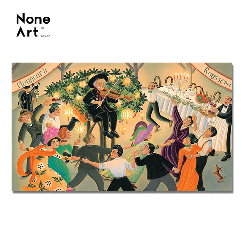 简美noneart复古北欧风装饰画