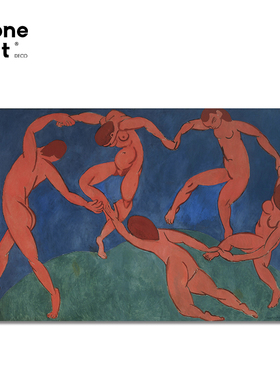 马蒂斯《舞蹈》客厅卧室餐厅装饰画法式小众装饰画野兽派ins 挂画