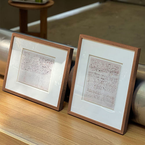 【牛顿手稿】自然哲学家居小众中古复古装饰画摆件客厅壁画实木画 - 封面