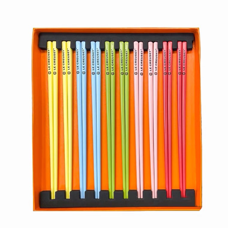 法国酷彩餐具陶瓷筷子套装防霉