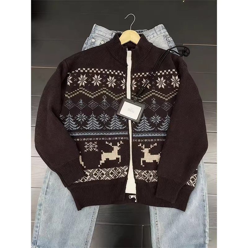 大码300斤费尔岛毛衣开衫夹克男女春秋民族风毛线衣美式针织外套,男装,针织衫/毛衣,淘宝优惠券,粉丝福利购,淘宝优惠卷
