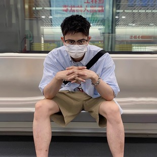 大码300斤日系复古条纹衬衫男夏季潮牌cityboy短袖少年感美式衬衣