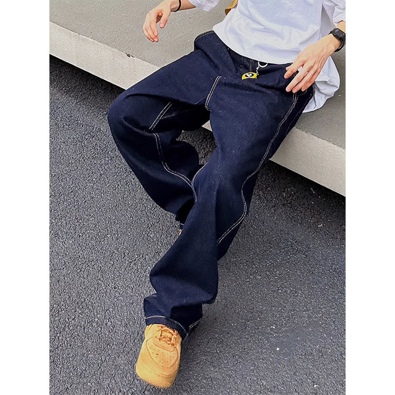 工装美式复古原浆赤耳原牛牛仔裤