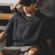 宽松潮牌男装 特大码 短袖 重磅T恤男士 钢印立体纯棉体恤夏 300斤美式