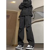 300斤防水冲锋裤 机能风工装 男款 大码 户外运动登山裤 子秋冬美式 裤