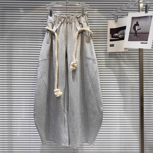 大码300斤美式复古弯刀阔腿裤男