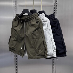 机能工装 大口袋美式 短裤 男士 男 特大码 潮牌宽松运动休闲五分裤 夏季