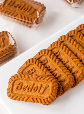 生日蛋糕装饰焙多夫可食用焦糖味酥性饼干烘焙甜品台小点心装扮