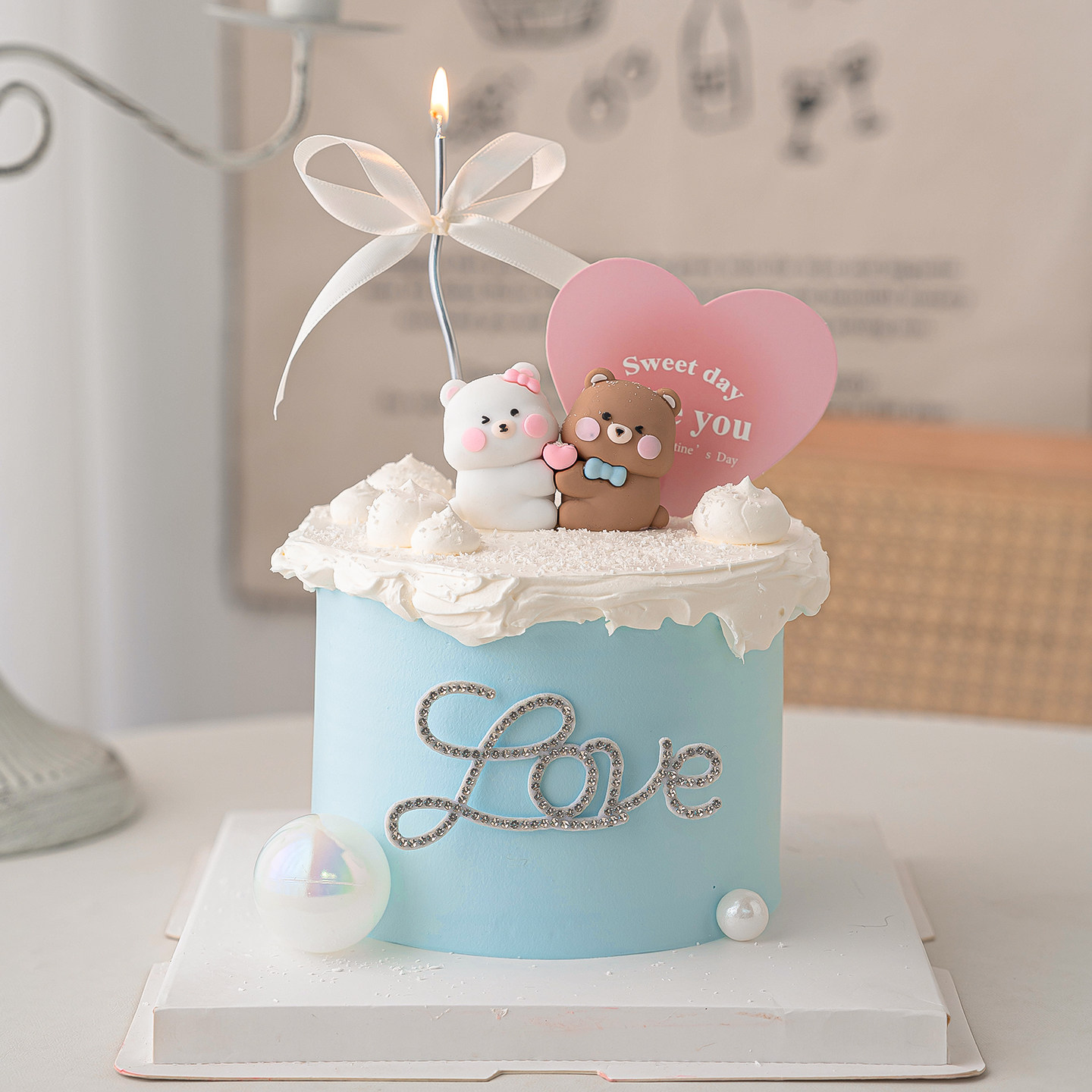 可爱情侣拥抱小熊蛋糕装饰摆件2.14情人节唯美love水钻爱心插牌,节庆用品/礼品,节日装扮用品,淘宝优惠券,粉丝福利购,淘宝优惠卷