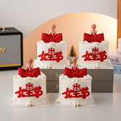 38女王节快乐皇冠亚克力蛋糕装 扮插件 饰插牌唯美背影女神蝴蝶结装