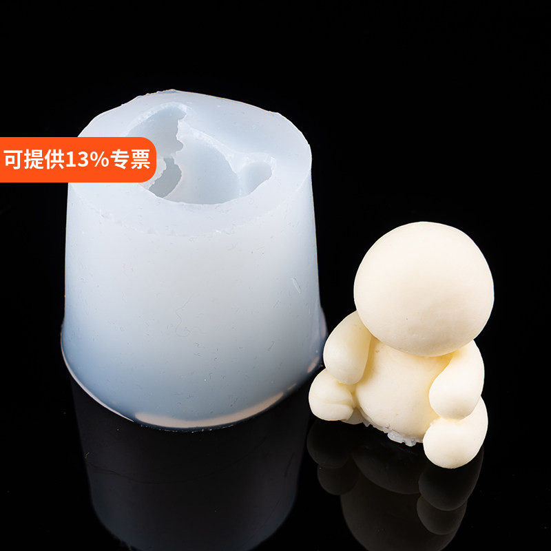 韩国奶油霜通用动物造型身体立体动物翻糖烘焙巧克力硅胶蛋糕模具