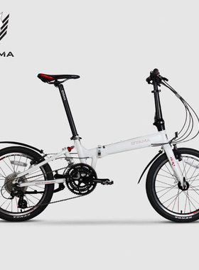 OYAMA欧亚马折叠自行车20寸24速铝合金车架爬坡王男女款FBI-AX1