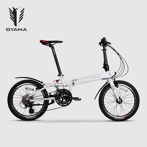 欧亚马变速碟刹折叠自行车爬坡王