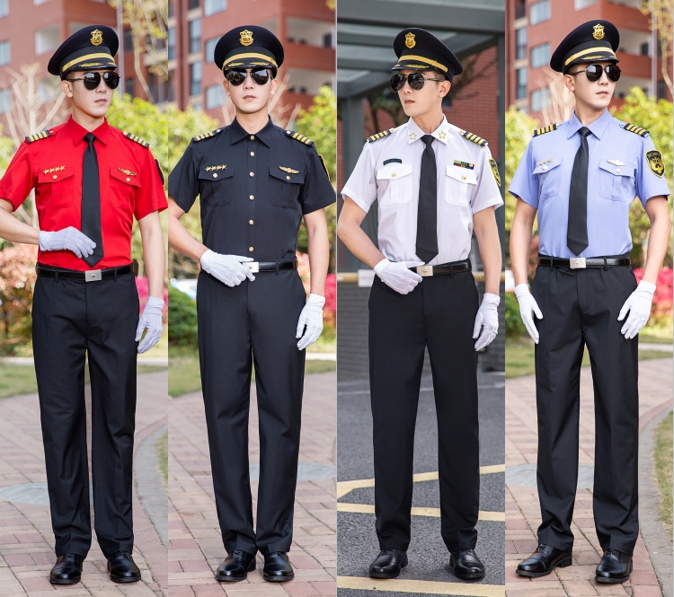 新款保安制服衬衫夏季形象岗礼宾服小区酒店物业保安短袖工作服