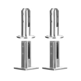 304不锈钢玻璃夹 泳池玻璃夹 方柱扶手栏杆立柱玻璃固定夹