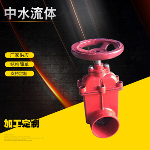 沟槽软密封闸阀RVGS 弹性座封闸阀信号沟槽软密封闸阀现货 Z85X