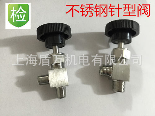304不锈钢直角针型阀直角外丝针型阀1分2分 1/8 1/4DN8 10
