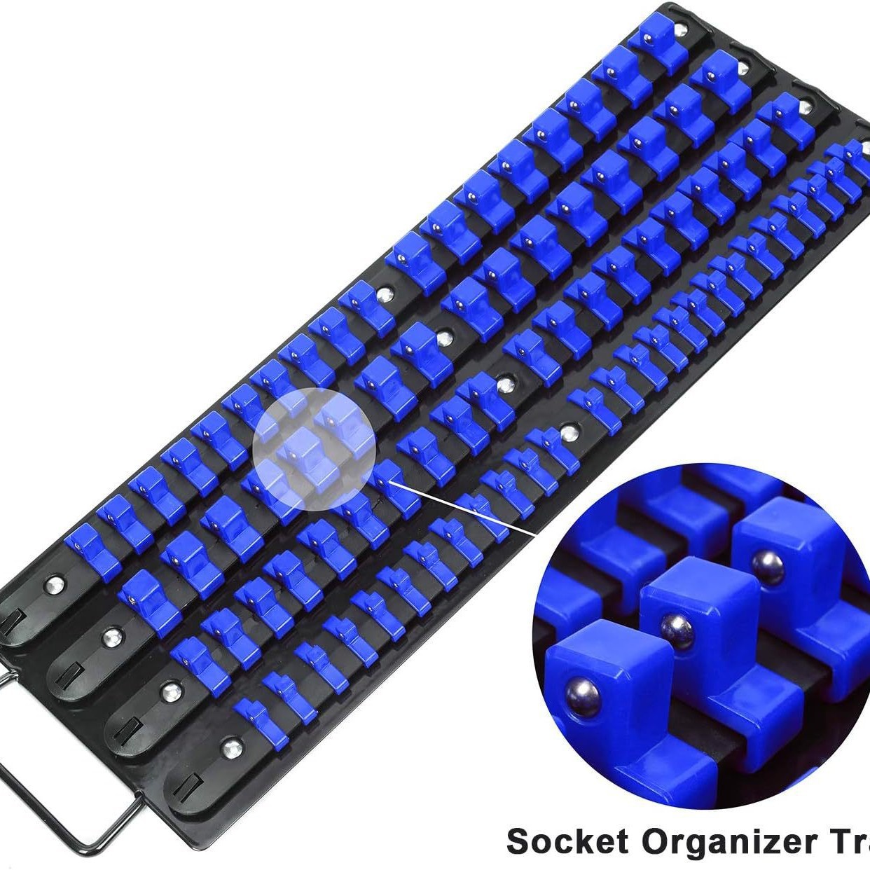 Portable Socket Organizer Tra 80pc铁板多功能套筒夹披头收纳架图片