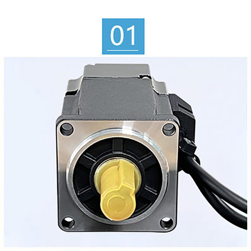 60法兰直流电机驱动一体机200w/24v/3000转刹车agv小车电机
