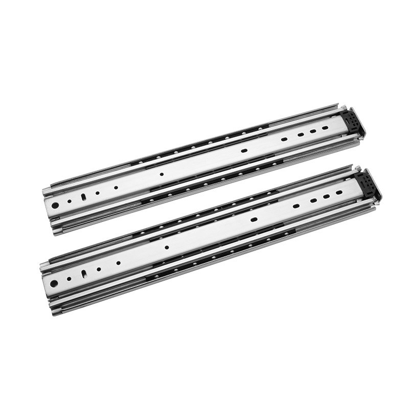 76宽静音48寸72寸超长重型滑轨 工业机柜房车轨道抽屉钢珠滑道