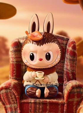 POPMART泡泡玛特拉布布ZIMOMO温暖毛衣手办吊卡LABUBU摆件礼物