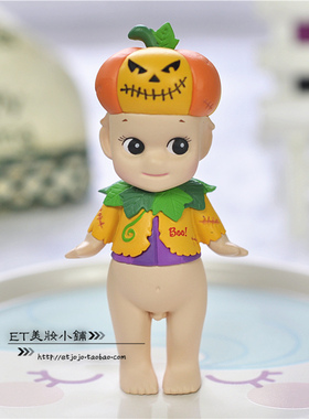 sonny angel正版娃娃 2016万圣节幽灵隐藏限量盲盒 普通南瓜女巫