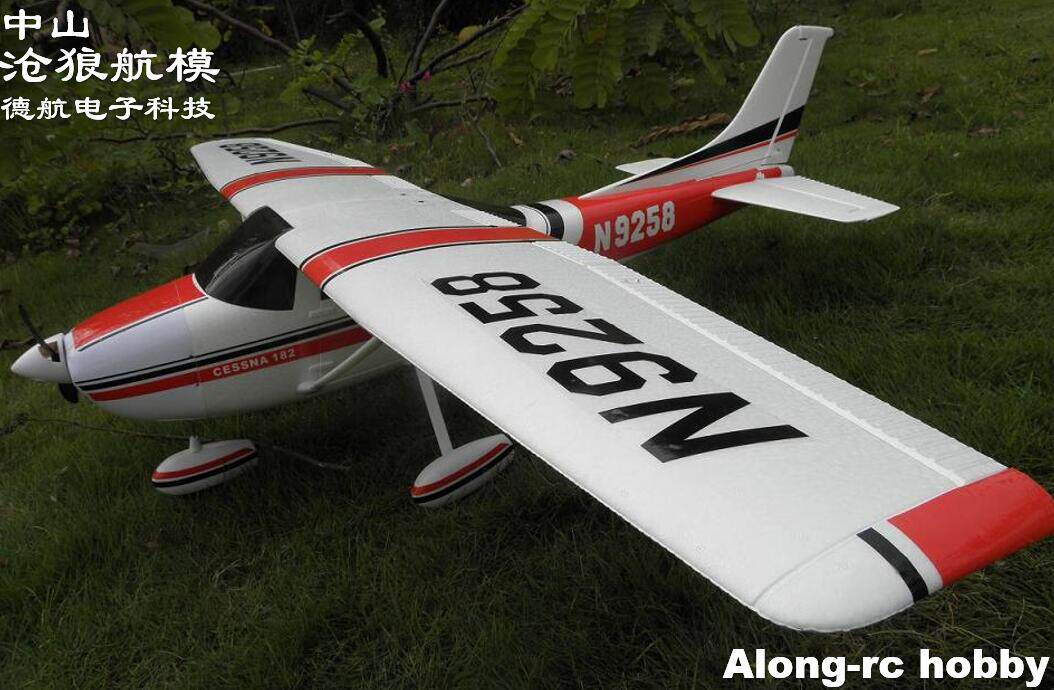 모형 항공기 - 초보자를 위한 보급형 원격 조종 항공기 - EPO 낙하 방지 재료 항공기 1.4M CESSNA 182 훈련 항공기