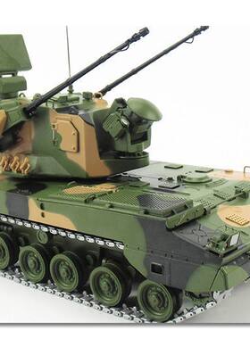 09式履带双35mm自行高炮车模型35高炮模型防空坦克高炮金属模型
