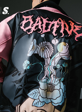 中国李宁xSTA_GROUP联名BADFIVE反伍长安少年男女夹克外套AJDR526