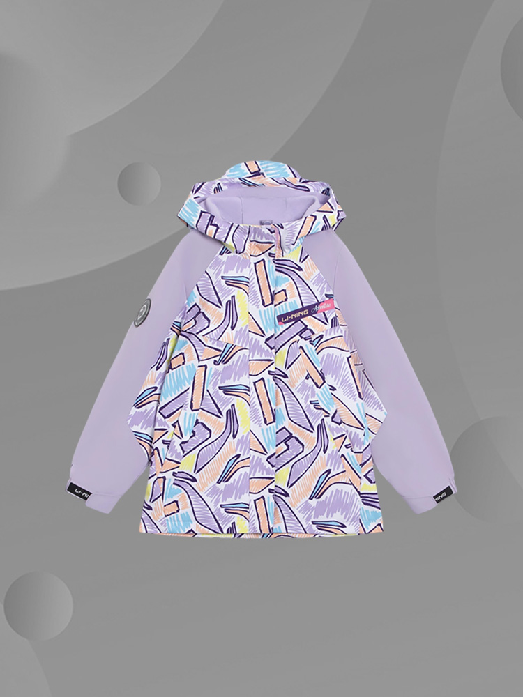 Lining/李宁正品女大童户外系列保暖三合一运动风衣外套YWBS030