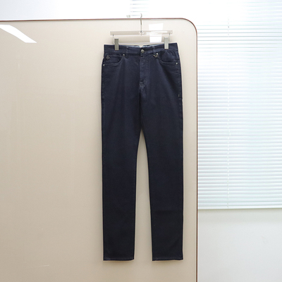 意大利奢品Tru撤柜 男款  棉山羊绒混纺修身弹力牛仔裤 E408