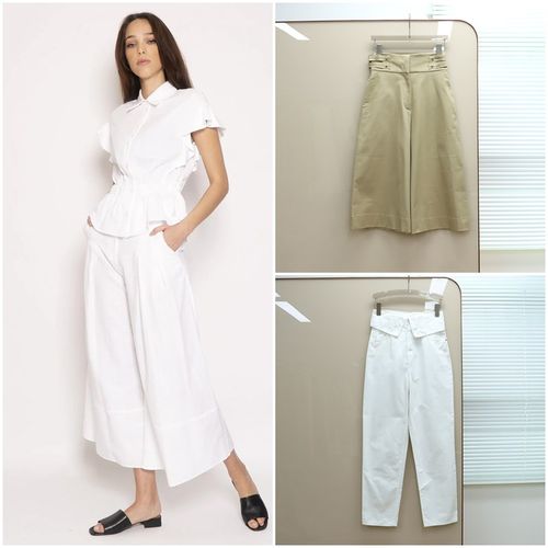 意大利轻奢PK0撤柜 女款 棉质裤子合集 B728