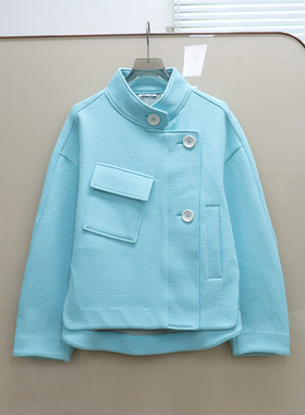 意系运动 女款 廓形大口袋斜扣拉链外套 E474