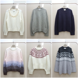 合集 圆领针织衫 F146 女款 北欧风0S