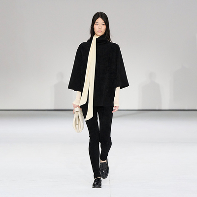 北欧风CS 女款 松紧腰雪尼尔针织裤针织LEGGING E638