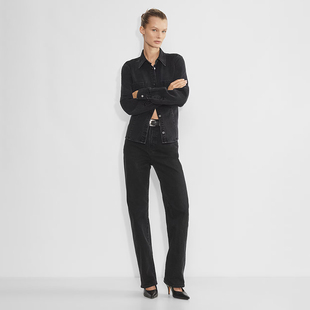 D907 90年代塑形高腰微喇牛仔裤 加拿大红牌DF 女款