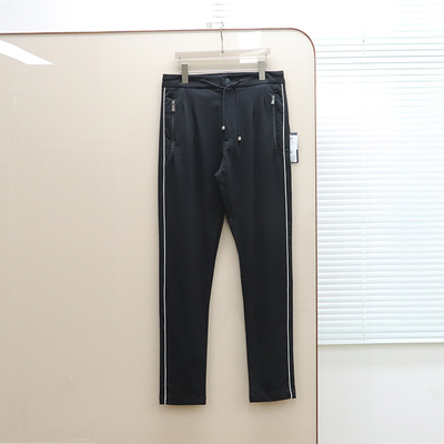意大利奢品Tru撤柜 男款 撞色饰边抽绳裤 E409