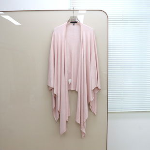 真丝混纺OPEN针织披肩罩衫 女款 F350 老钱风比比兄弟 美式