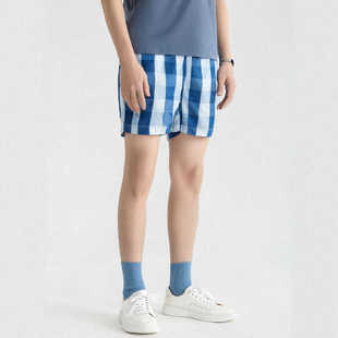 短裤 美式 格纹亲水溯溪海边水上乐园沙滩裤 男款 3691 户外运动GT