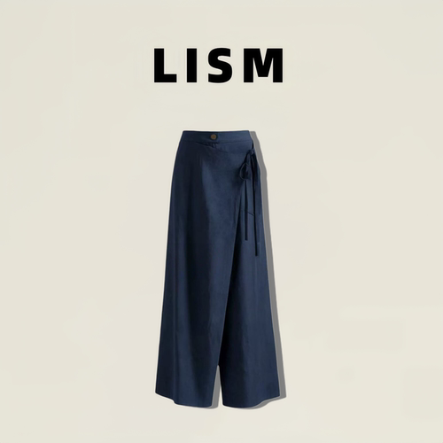 【LISM】叶舒华同款休闲阔腿裤女