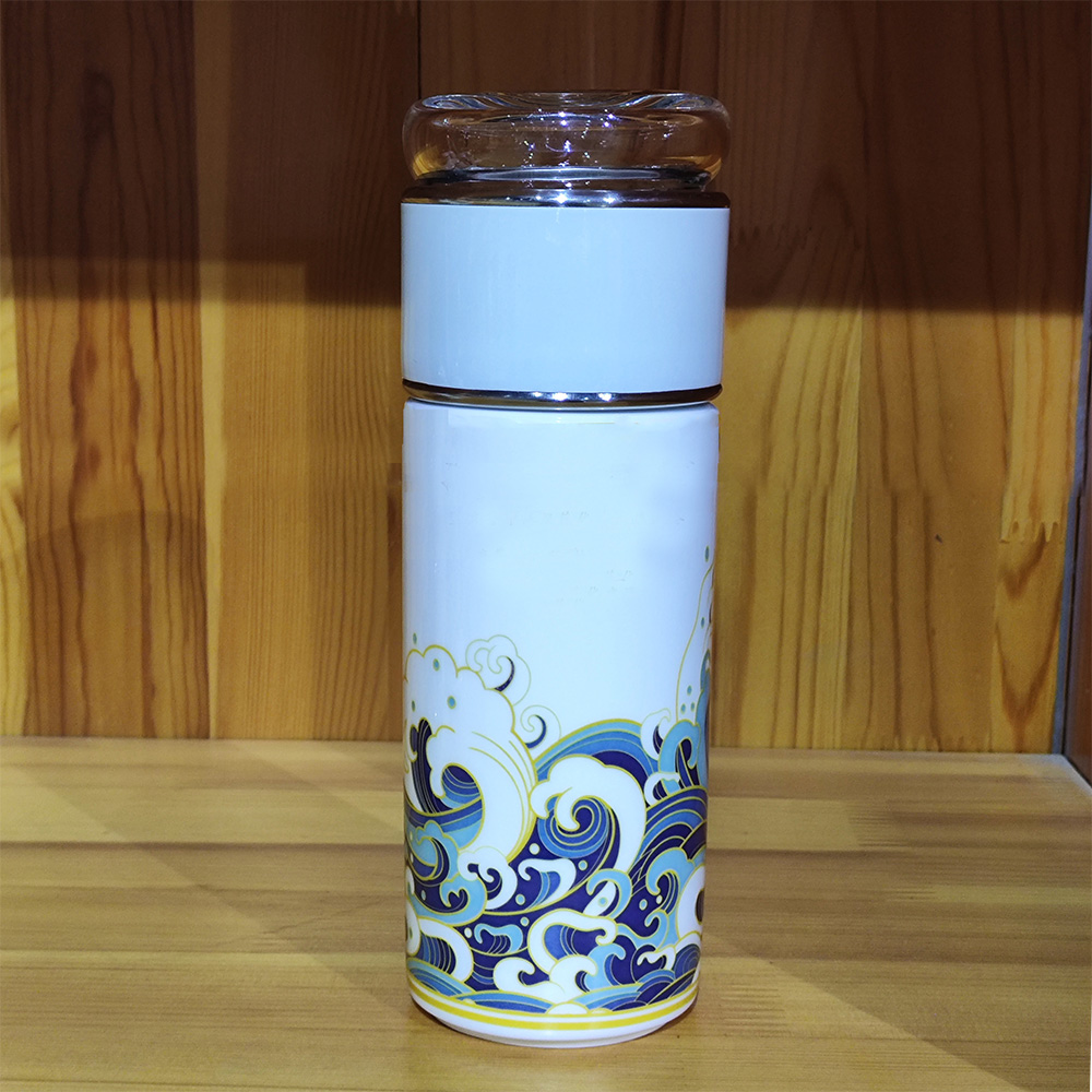 山东无棣海洋贝瓷茶杯茶水分离