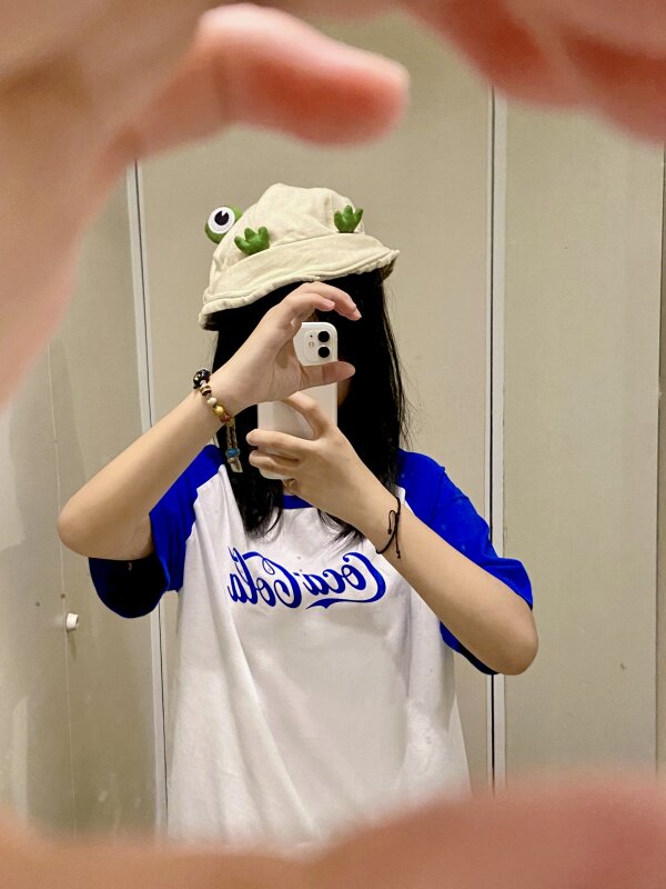 合身新款插肩七分短袖可乐T恤字母印花男女同款纯棉短袖t恤夏装