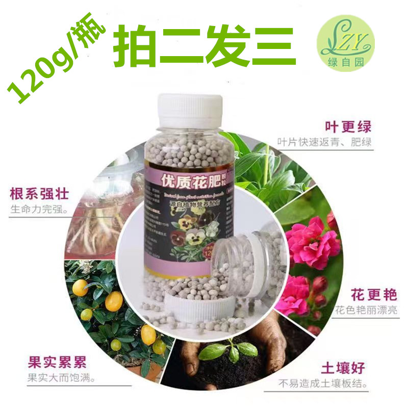 买二送进口花肥王花卉颗粒缓释肥