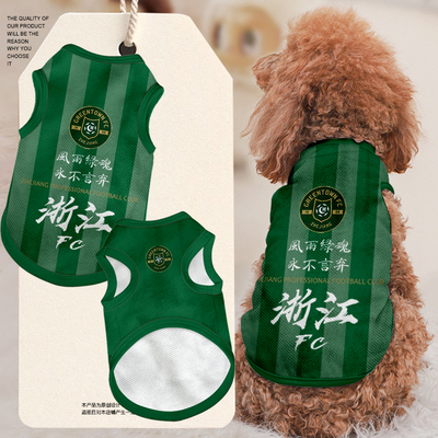 2026浙江FC足球队宠物背心